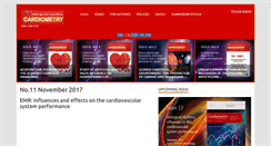 Desktop Screenshot of cardiometry.net